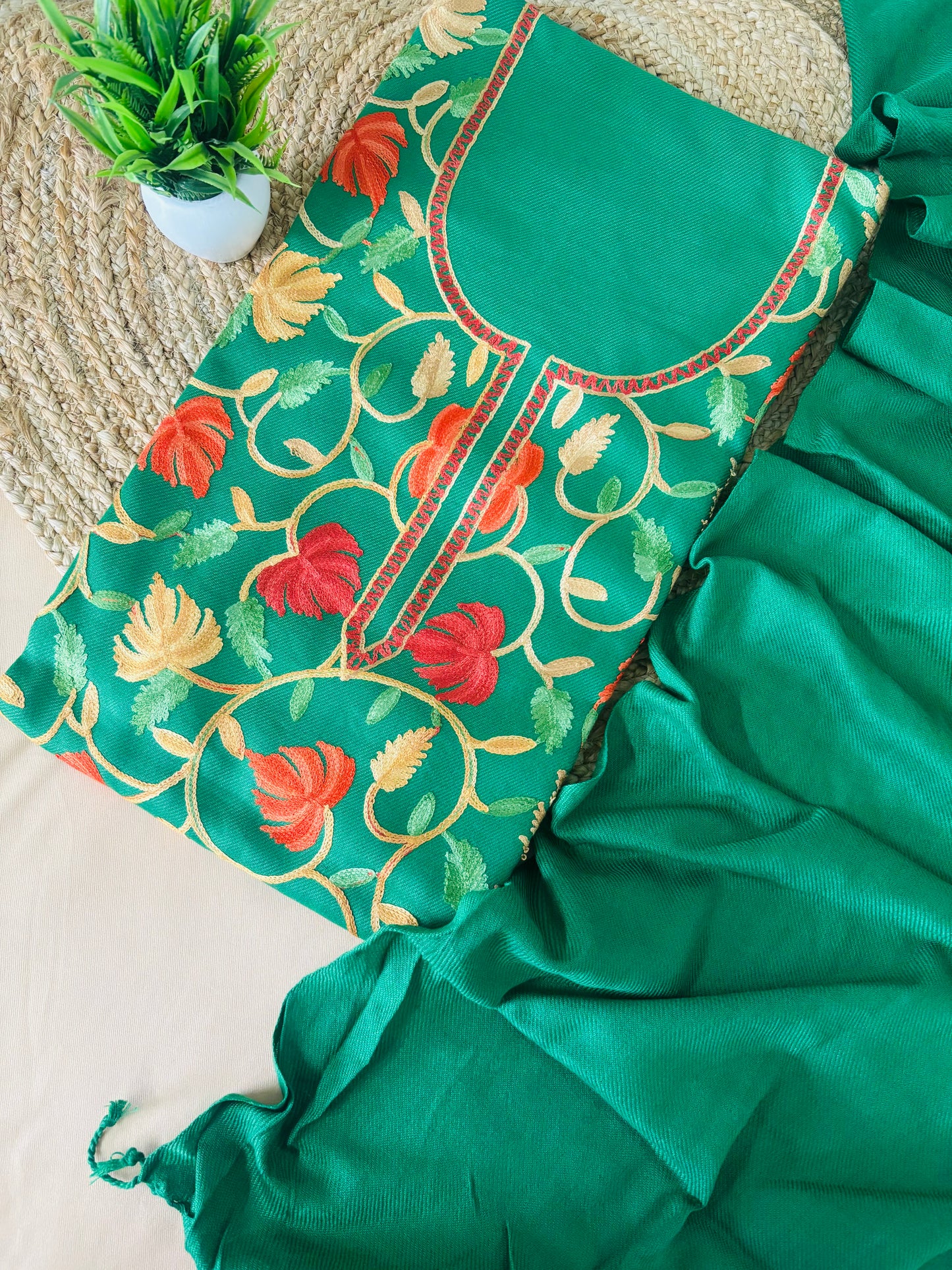 Kashmiri Suit with Shawl